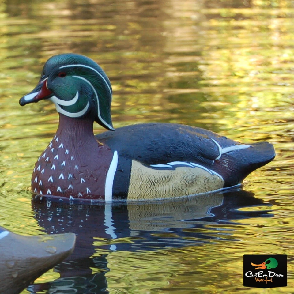 AVERY OUTDOORS GHG HUNTER SERIES LIFE-SIZE WOOD DUCK DECOYS - 1/2 DOZEN - Image 3 of 4