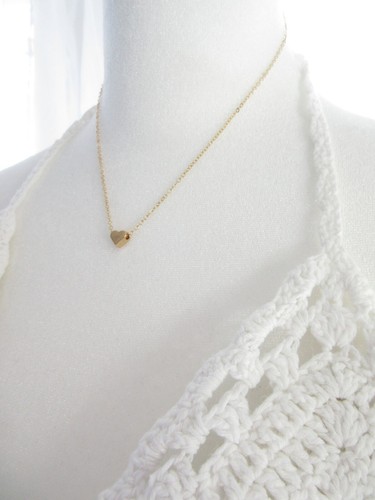 Herz Anhänger Halskette zierliche Kette schlicht minimalistisch Schmuck Muttertag Geschenk - Bild 12 von 12