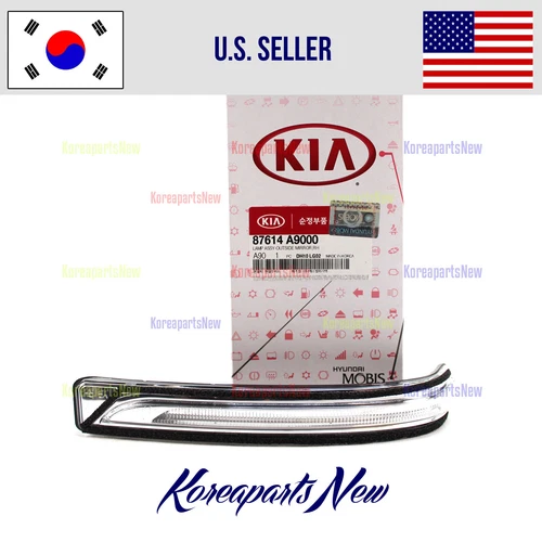 View Mirror Turn Signal Lens Right PASSENG⭐OEM⭐ 87614A9000 fits Sedona 2015-2021