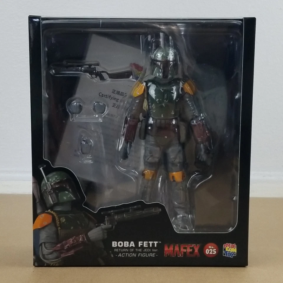 Medicom MAFEX No.025 Star Wars - Boba Fett (versión El Retorno del Jedi)  ¡VENDEDOR DE ESTADOS UNIDOS! Foto 2 de 4