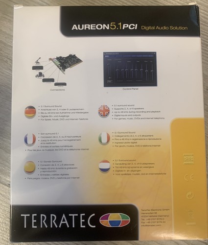 AUREON 5.1 PCI Surround Sound Card TERRATEC NEW - Picture 5 of 8
