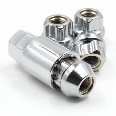 Lug Wheel Lock Nuts 12x1.25 Open End Bulge Acorn Fits Nissan