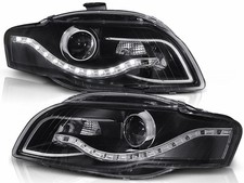 LED Scheinwerfer Set für Audi A4 B7 + A4 8H schwarz 11.2004 bis 03.2008