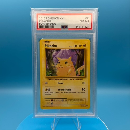 Pikachu graded PSA 8 for sale on eBay