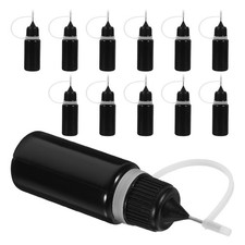 12 Pcs Fine Tip Nozzle Glue Bottle Plastic Squeeze Applicator Bottles 10 ml