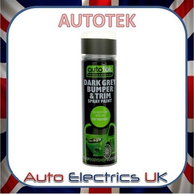 AUTOTEK STOßSTANGENVERKLEIDUNG LACK DUNKELGRAU 500ML AUFSPRÜHEN