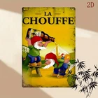 Tin Metal Signs Home Décor 8x12 La Chouffe Beer Vintage Classic Wall Decoration
