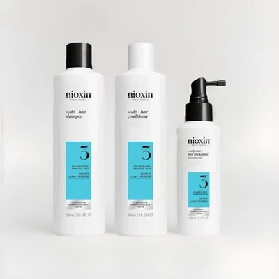 £66 ON AMAZON! NIOXIN LARGE 300ML SYSTEM 3 KIT INCLUDES SHAMPOO CONDITONER SERUM