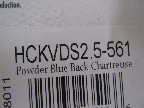 Strike King KVD2.5 561 Powder Blue Back Chart New Lures - Image 3