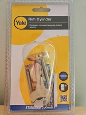 Yale P-6KP1109-PB Rim Cylinder Replacement Barrel with 6 Keys