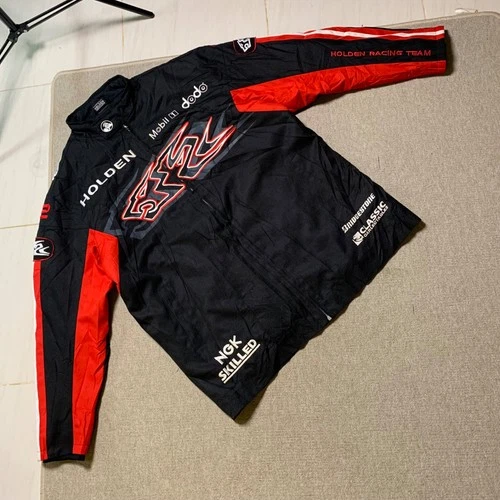 Holden Racing Team HRT Racing Windbreaker Jacket Black Red Sponsor L image 2