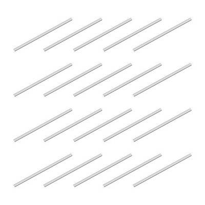 80 Stück M1 x 25 mm 304 Edelstahl Passstift, zylindrischer Regalstützstift
