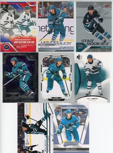 U PICK PLAYER LOT (10+) Will Smith RC Base Insert Hockey Collection cards