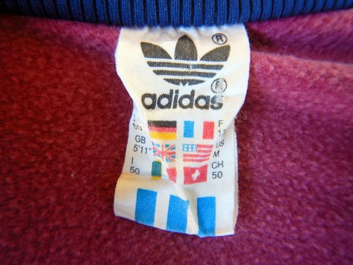1980s Adidas West Germany Men's Vintage Blue Streetwear Track Jacket - Medium - Picture 3 of 10