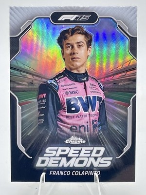 2025 Topps Chrome F1 Franco Colapinto Speed Demons SD 9 Alpine