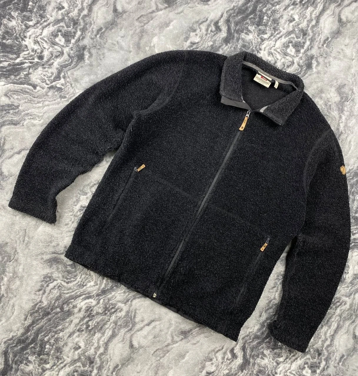 Fjällräven Fleece Jacket Men Size XL Black