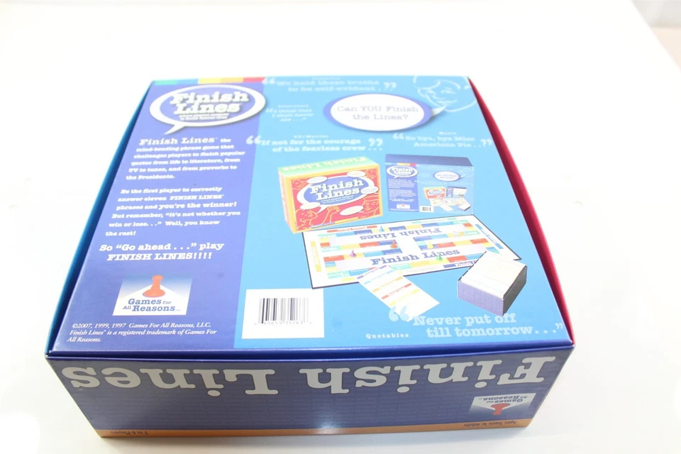 Finish Lines Game - Timelines, Quotable, TV / Movies, Music 2-6 Players Teen + - Image 3 of 4