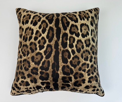 Dolce and Gabbana Silk Twill Cushion Small/ Pillow Leopard print - 第 2/12 張圖片
