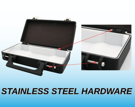 Atari Lynx II Compatible Rugged Case with Handle, Soft TPU Insert, Foam