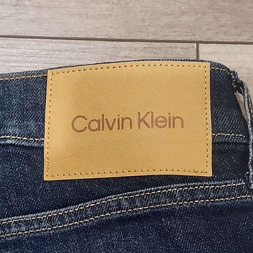 Calvin Klein Straight Jean Shorts Men's 36W Stretch Distressed Miami Rain - Picture 7 of 8