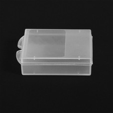 10pcs Clear Plastic Dampproof Battery Holder Storage Box Case Container BEA