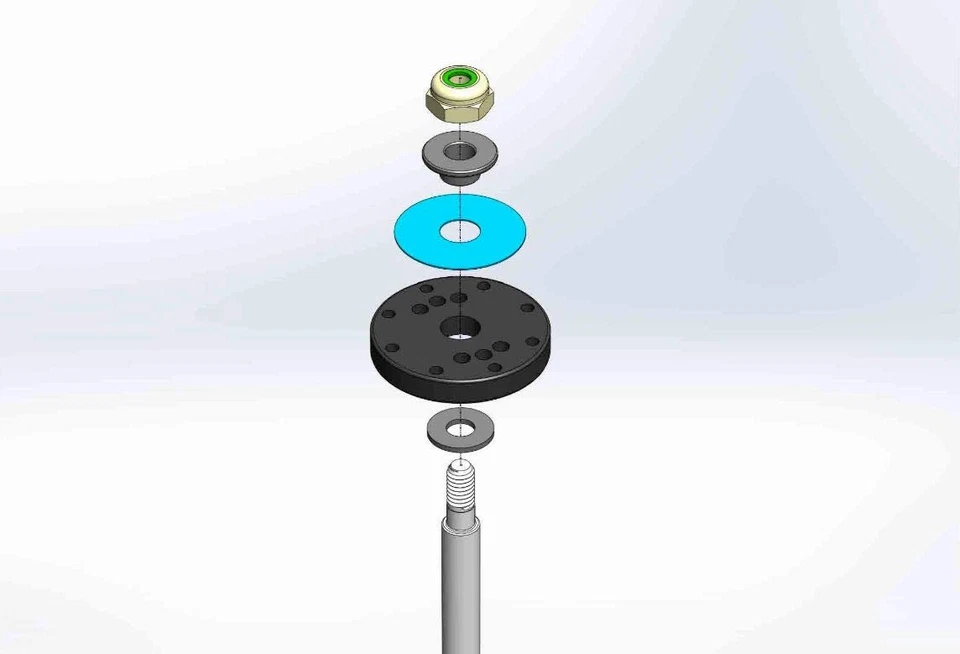 #18400 - Pistones MIP BYPASS1, juego de 6 agujeros, 16 mm, Mugen 1/8 Foto 3 de 4