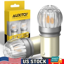 AUXITO Amber Yellow LED Front Turn Signal DRL Parking Light Bulbs 1157 7528 2PCS