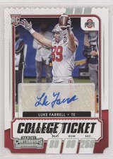 2021 Contenders Draft Picks College Ticket Stub 60/89 Luke Farrell #181 Auto 6u3