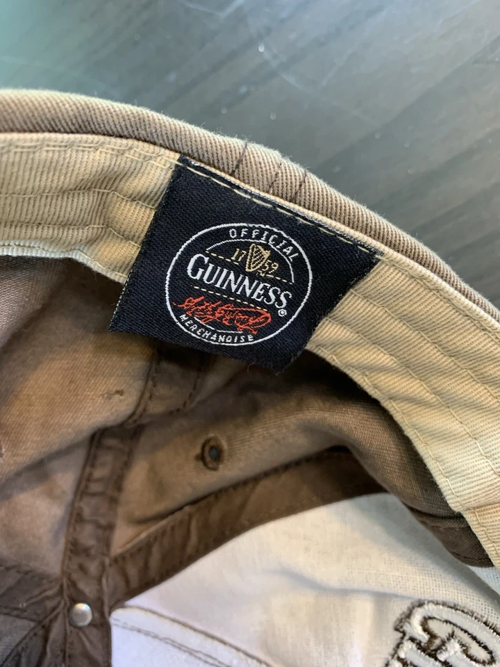 Gorra de camionero con logotipo de arpa Guinness para hombre ajustable mercancía oficial Guinness Foto 3 de 4