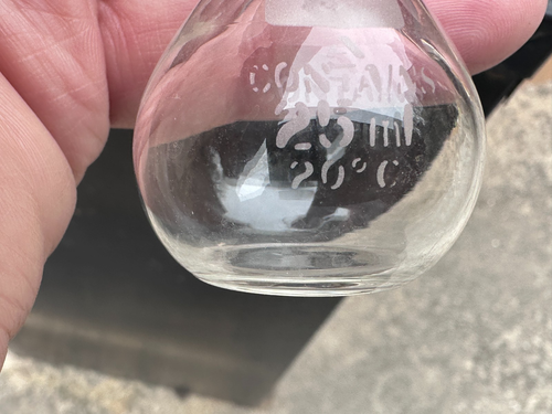 Kimax/Pyrex 25 ml Messkolben - 11 Stück - Bild 10 von 10