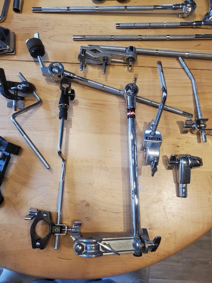 TONS of Drum Hardware (stands. Clamps, Percussion, Cymbal Arms..etc) Tama, LP - Image 3 of 4