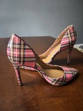 Jessica Simpson Women's Matte Stiletto Heel, Rainbow, Pointed Toe, Size 7M