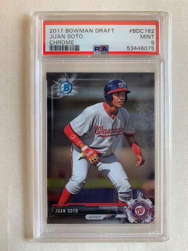 2017 Bowman Draft Chrome Juan Soto #BDC-162 PSA 9 MINT