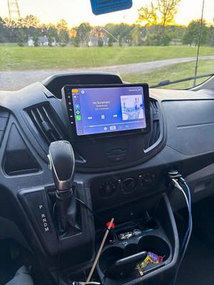 9'' FOR 2013-19 FORD TRANSIT TOURNEO CUSTOM Android 15CAR RADIO GPS NAVI CARPLAY