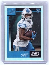 2020 Panini Chronicles #448 D'Andre Swift 2020 Score Update Rookies Silver