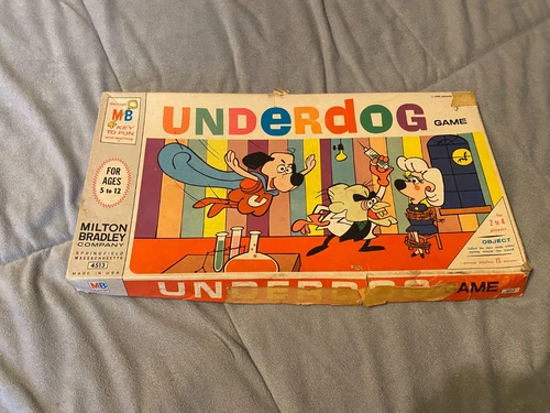 Vintage Underdog Board Game - Milton Bradley - 1964