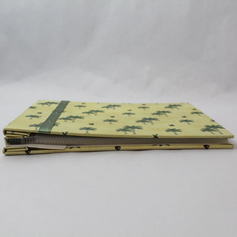 Palm Tree Safari Coconut 9.5"x9" Top Loading Scrapbook Photo Album Yellow - Image 3 of 4
