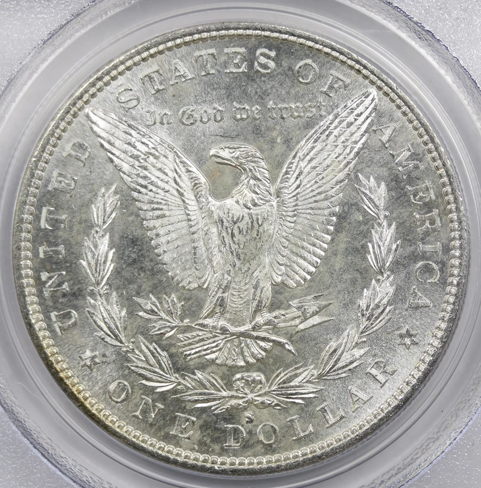 1882-S Morgan Dollar Silver $1 MS 65 PCGS CAC Approved - Image 4 of 4