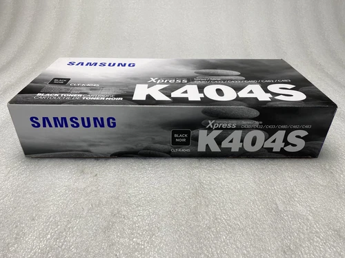 Genuine SAMSUNG Xpress CLT-K404S Black Toner Cartridge - New & Sealed In Box