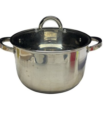 Bergner BIG Sauce Pot Stainless 5L 5 Quart w/ Glass Lid S0174-0924 Induction