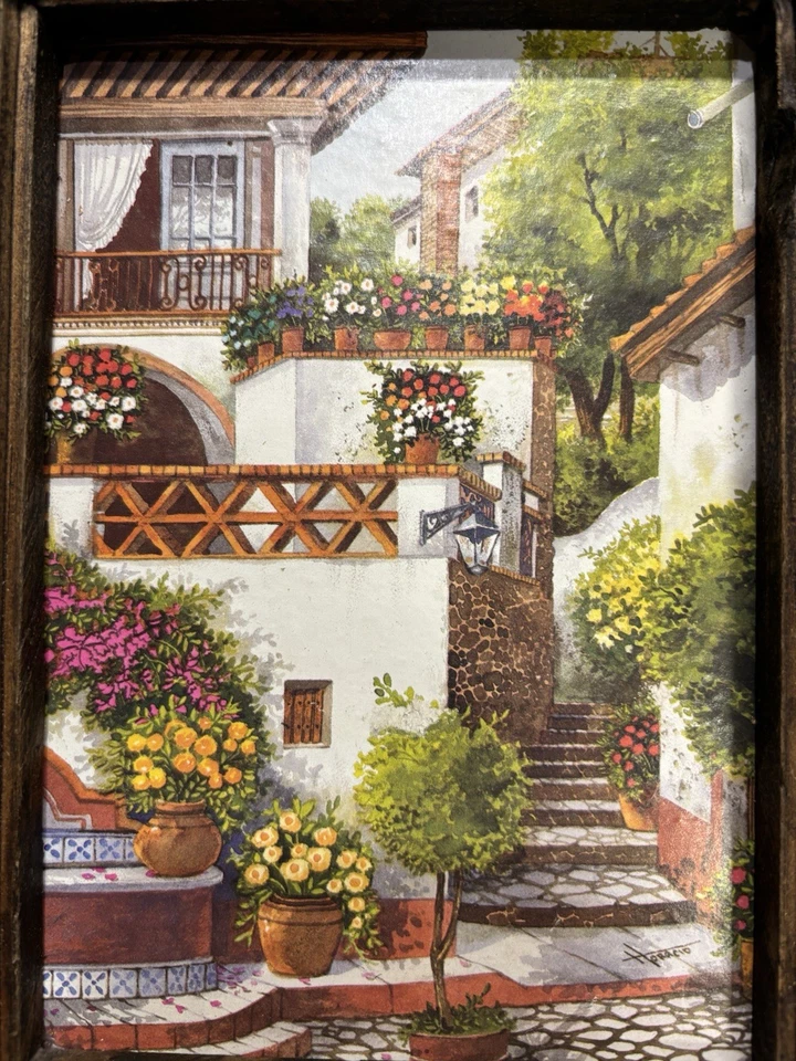 Rustic Wood Picture Frames Lot Of 4 No Glass or Hooks See Description For Sizes - Image 3 of 4