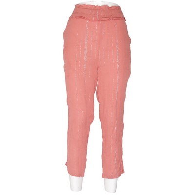 Mudo fts 64, Pyjamahose, Größe: S, Pink, Metallfaser/Viskose, Batik, Damen #G2t