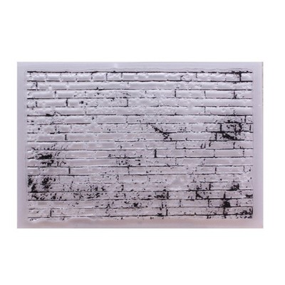 Wall Brick Silicone Clear Seal Stamp DIY Scrapbooking Emboss Photo Album Decor