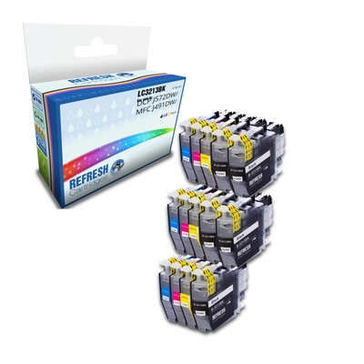 Refresh Patronen Super Vorteilspack 14x LC3213 Tinte kompatibel mit Brother