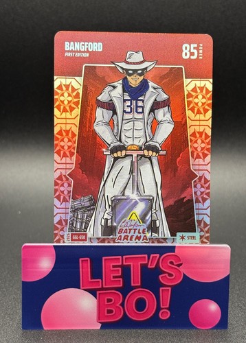 Bo Jackson Battle Arena BANGFORD `Wyatt Langford` GGMA's Linoleum Steel #GGL-650
