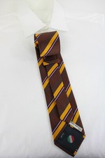 ANDREA MARINELLI Tie Men's ONE SIZE 100 Silk Pointed Classic Stripe Patterned