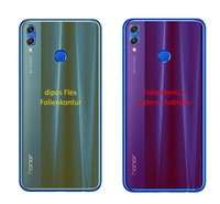 2X Schutzfolie FüR Honor 8X Max RüCkseite Inkl. Rundung Flex Folie Dipos Display