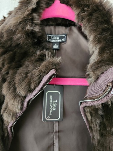 Lisa International Faux Fur Vest NWT ~ Size Small - Picture 2 of 5