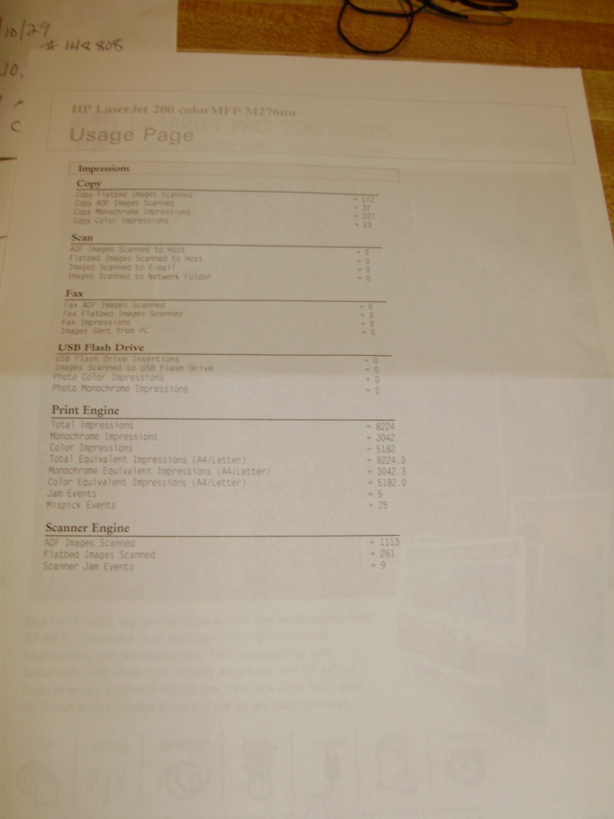 HP LaserJet Pro 200 Color MFP M276NW Multifunction Color Laser Printer eBay