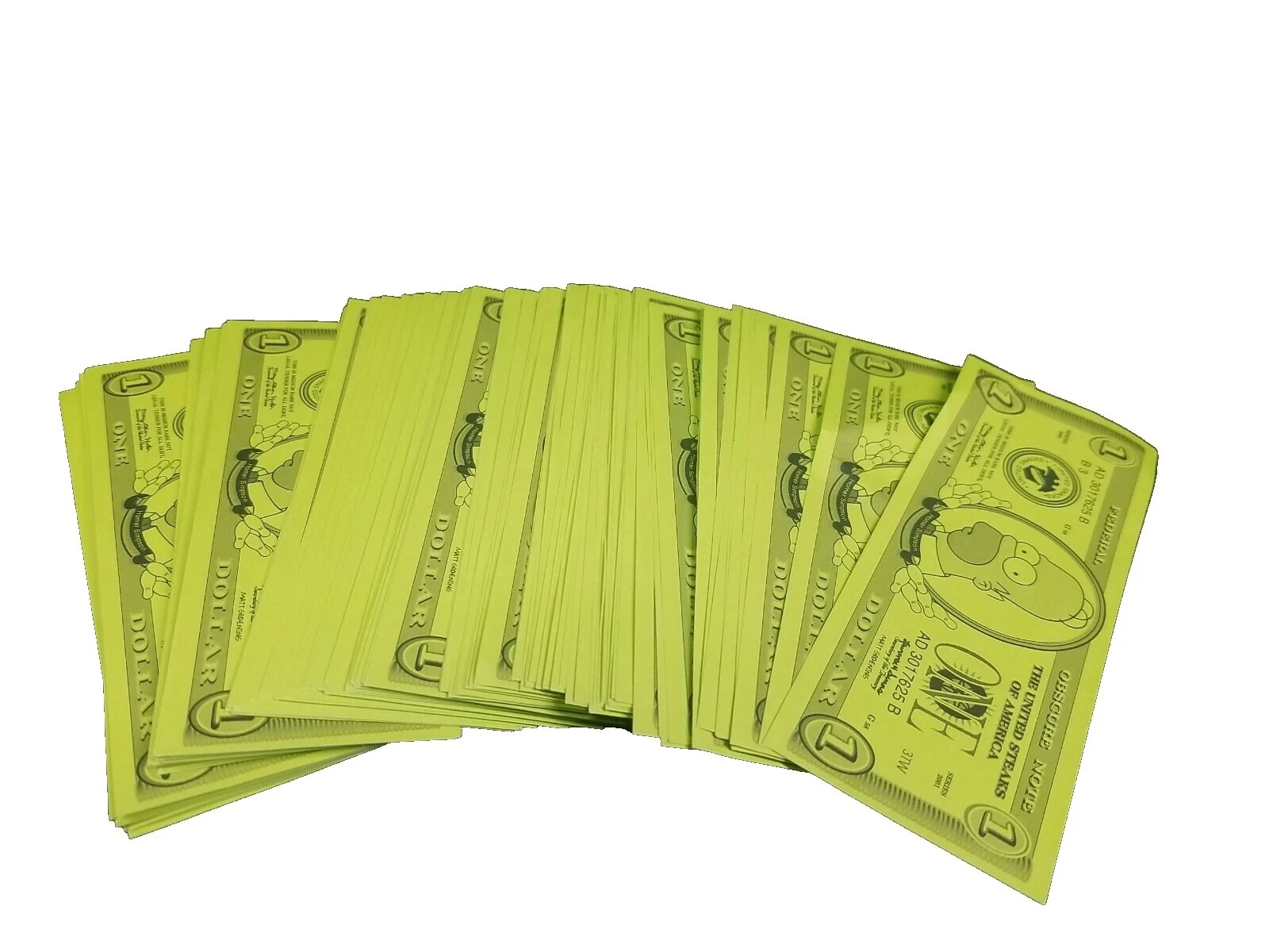 Hasbro The Simpsons Paper Game Pieces & Parts